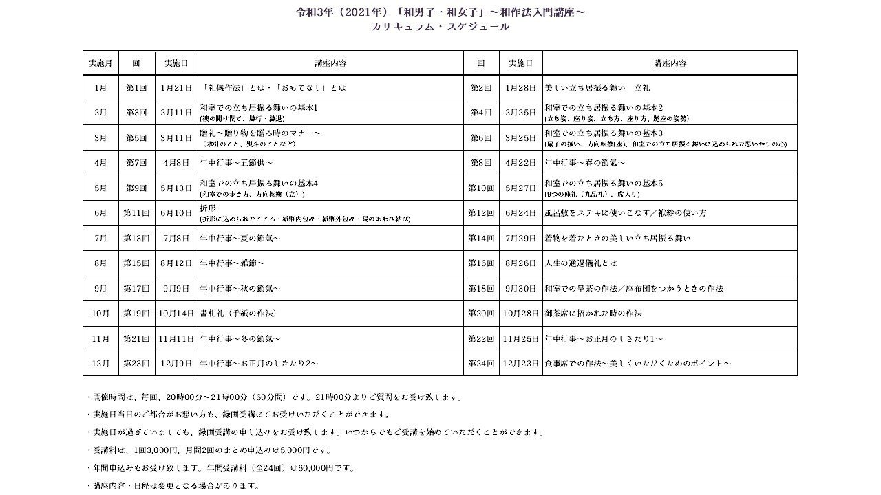森日和の和男子 和女子 和作法入門 講座 始動 森 日和 Note 森日和の和男子 和女子 和作法入門 講座 始動 森 日和 Note