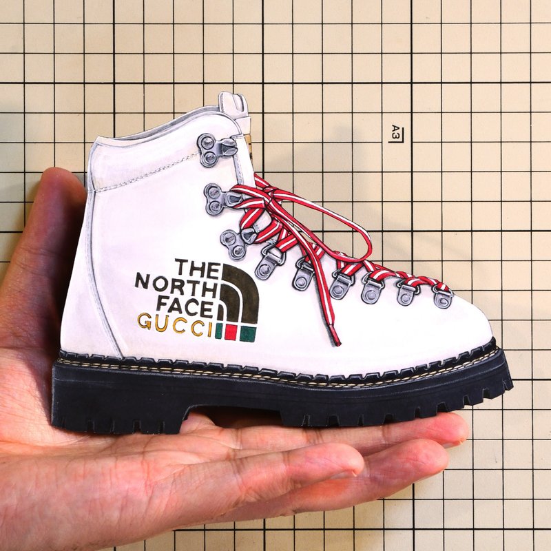 Shoes：01637 “THE NORTH FACE x GUCCI” Mountain Boot