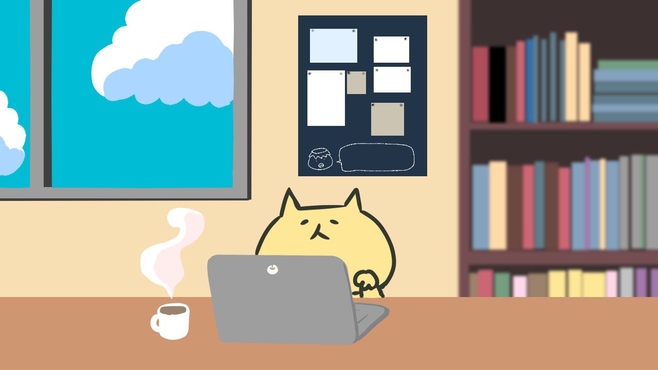 作業するねこさんイラスト ねこねこむyoutube漫画家 Note