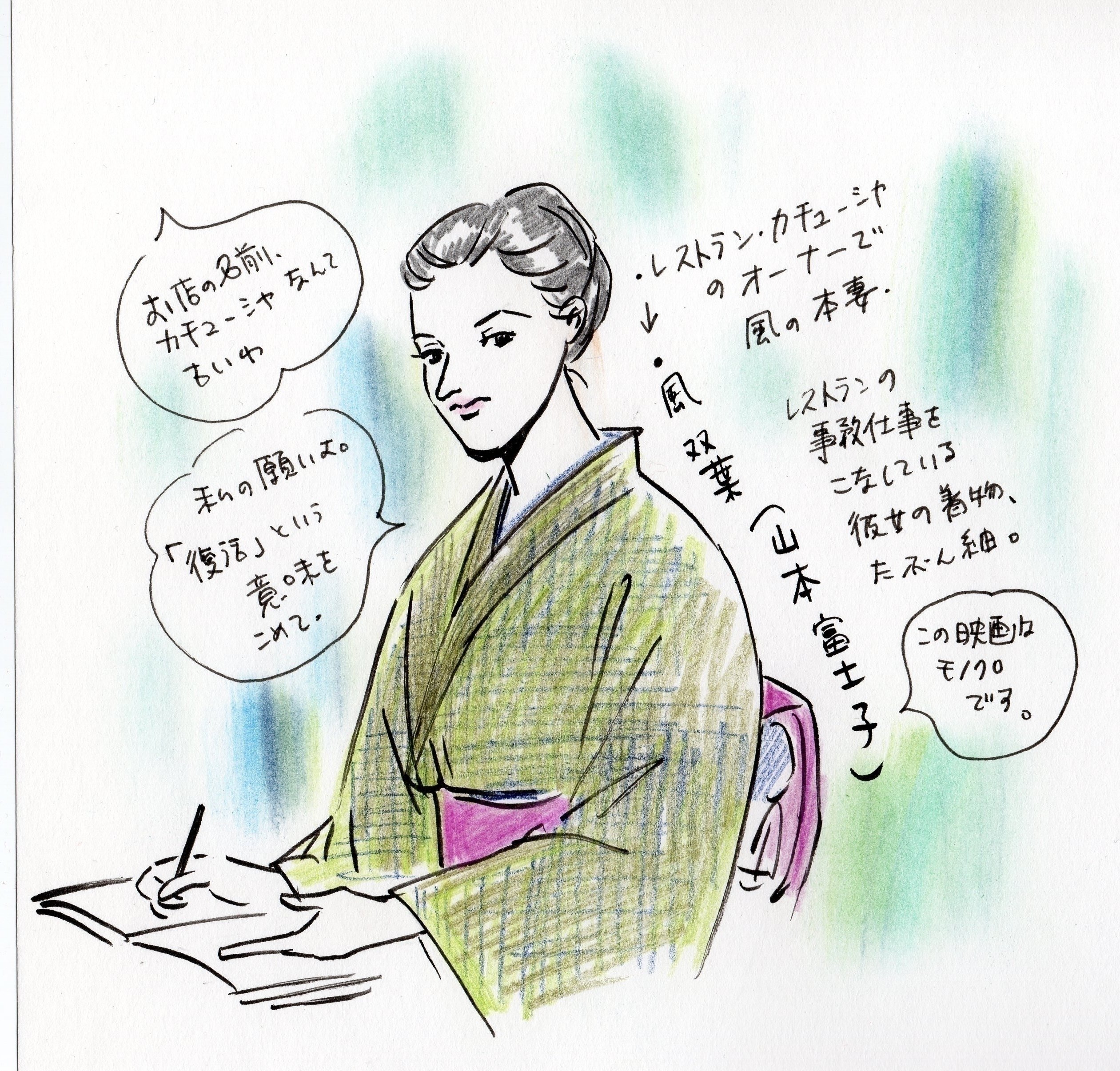 市川崑 黒い十人の女 イラストエッセイ かわむらえり子 Note 市川崑 黒い十人の女 イラストエッセイ かわむらえり子 Note