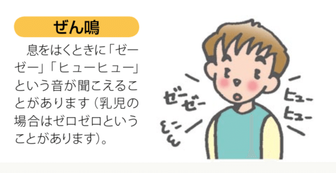 ぜん息発作の時はどのような症状になりますか Dr モッシー Note ぜん息発作の時はどのような症状になりますか Dr モッシー Note