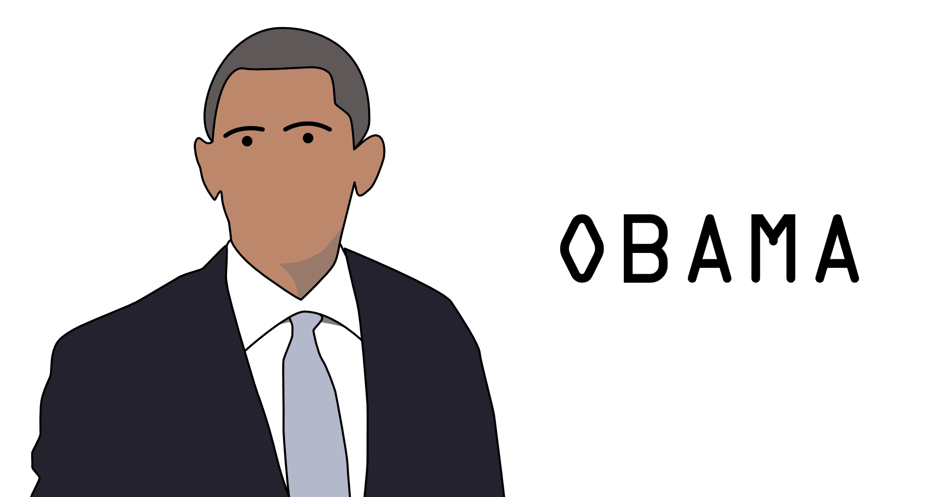 オバマ大統領のイラスト ピグ Pigu Note