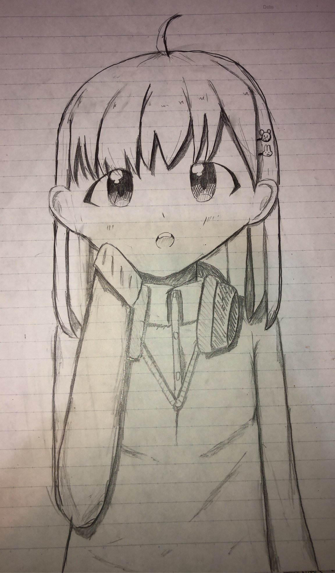 シャーペンだけでイラストを描いてみた すぴ 中学1年生 Note シャーペンだけでイラストを描いてみた すぴ 中学1年生 Note