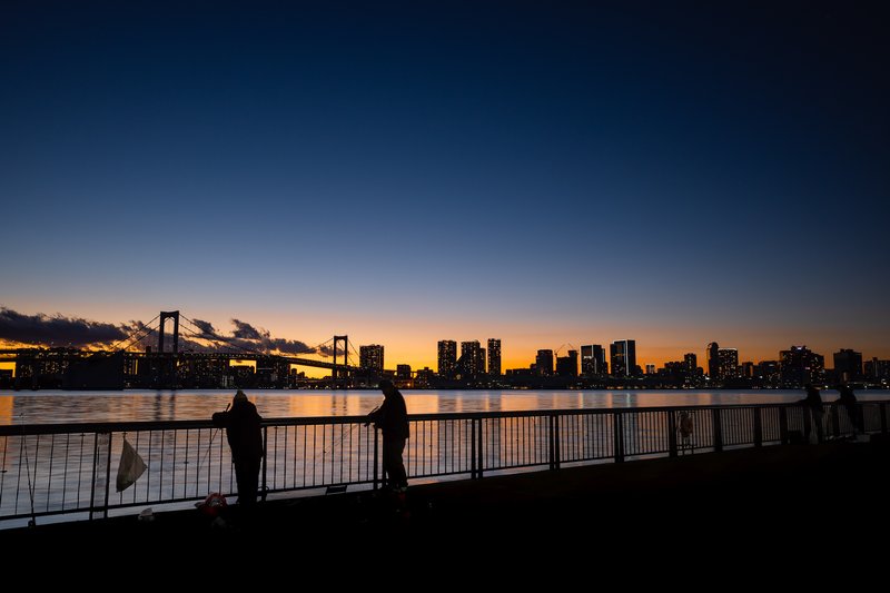 RICOH GRⅢ + Nisi GND8 F5.6, 2.0s ISO100 2021年1月1日 17:08（日没29分後）