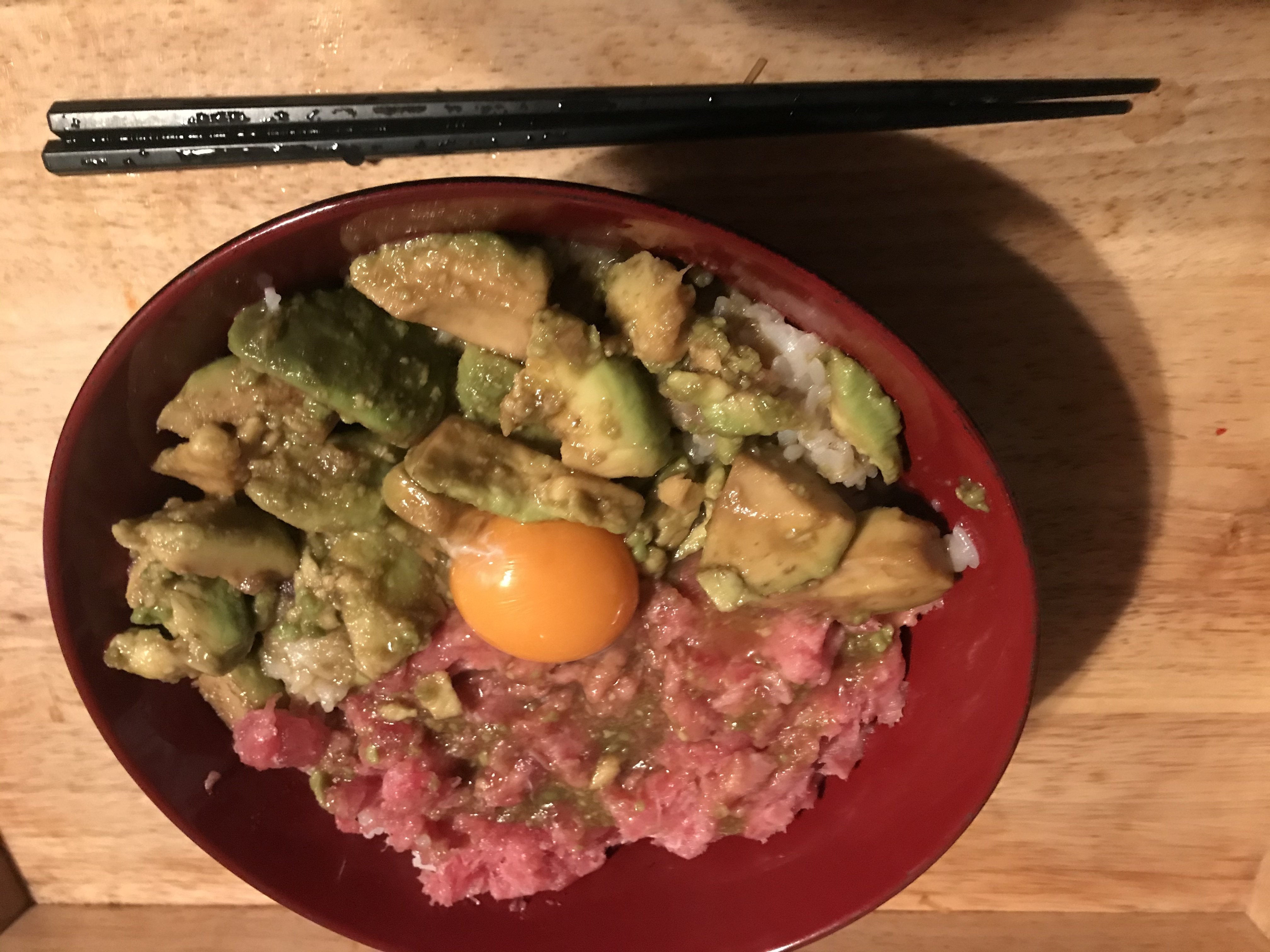 めんつゆひとり飯 面堂露のアボガドネギトロ丼 オーダーメイド東京 オタク交流サロン Note