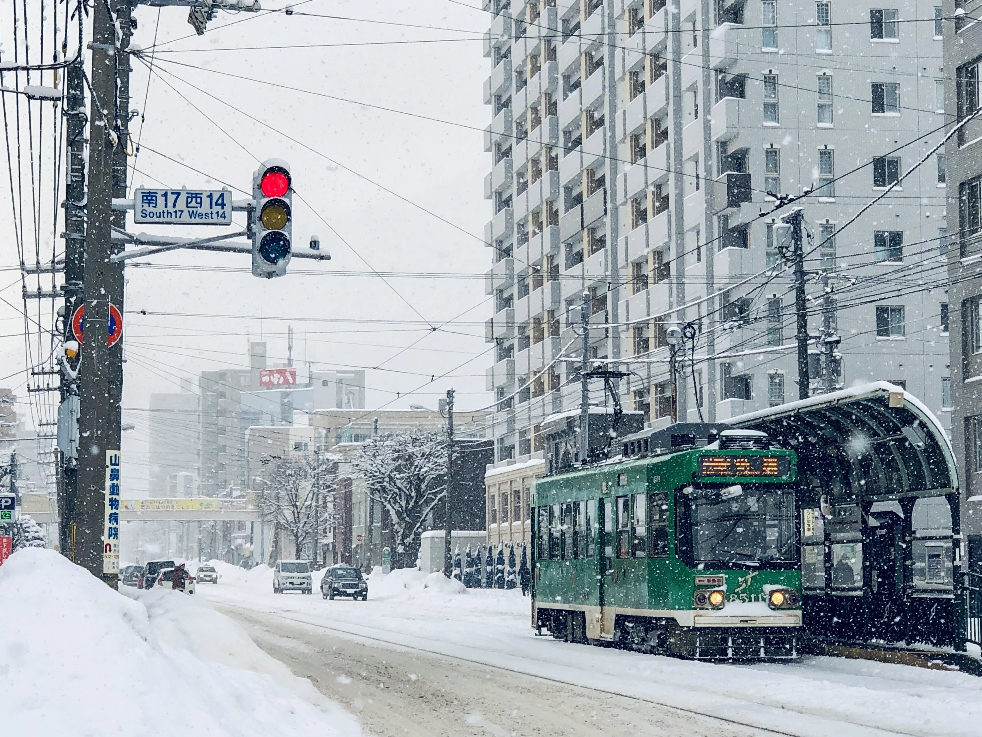 市電のある風景 冬の札幌 ホンダレンタリース北海道 Note 市電のある風景 冬の札幌 ホンダレンタリース北海道 Note