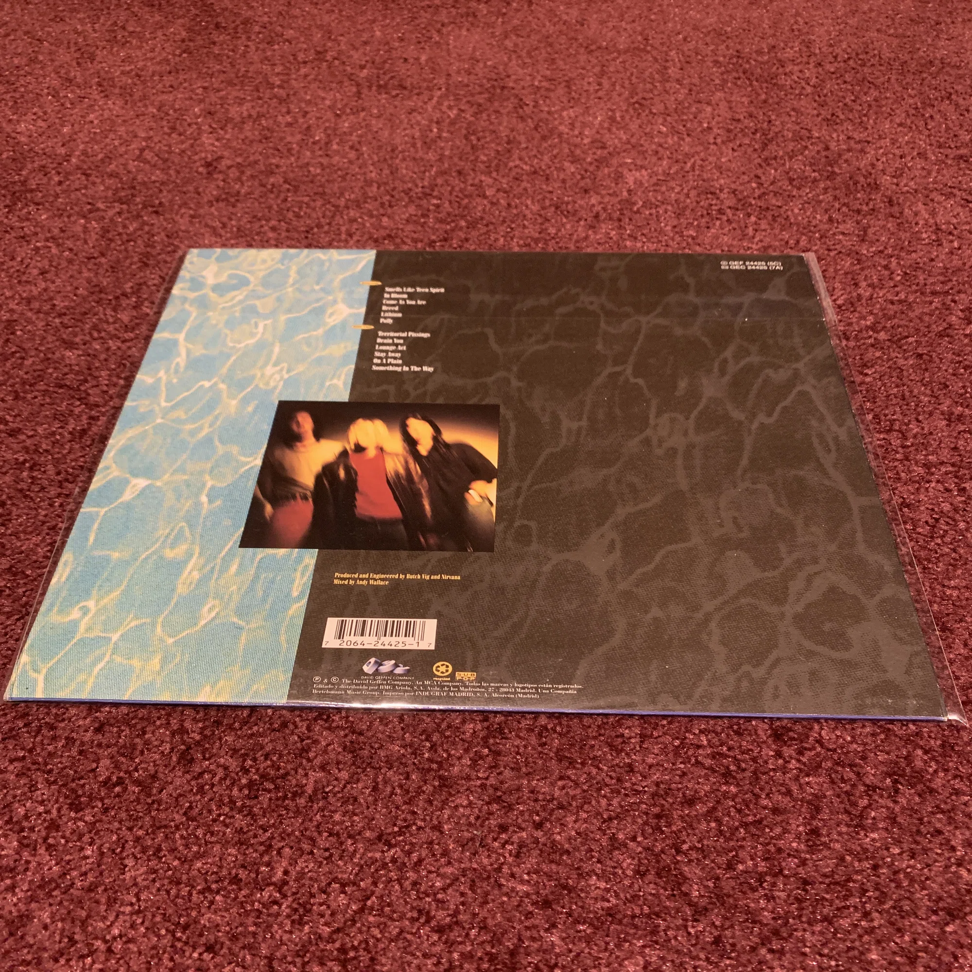 No.00003 Nirvana ‎– Nevermind France DGC GEF 24425 (5C)｜edy_music