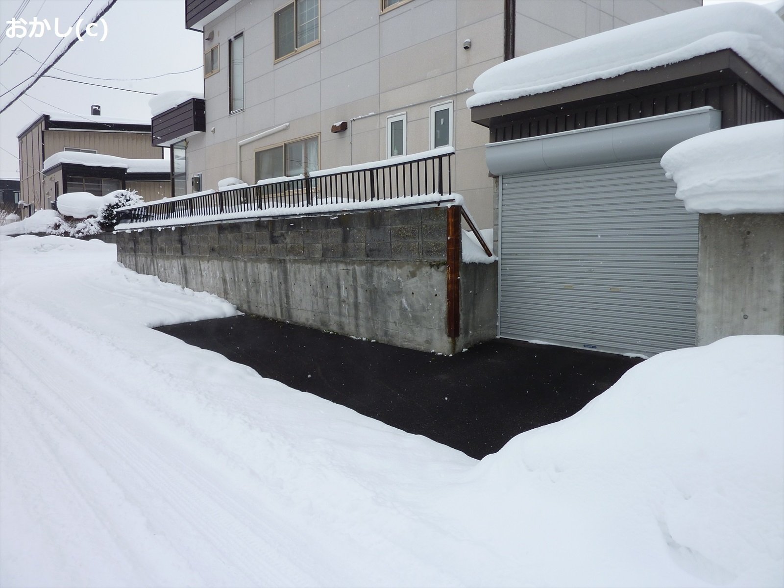 お金持ちは 除雪しませんよ おかし Note