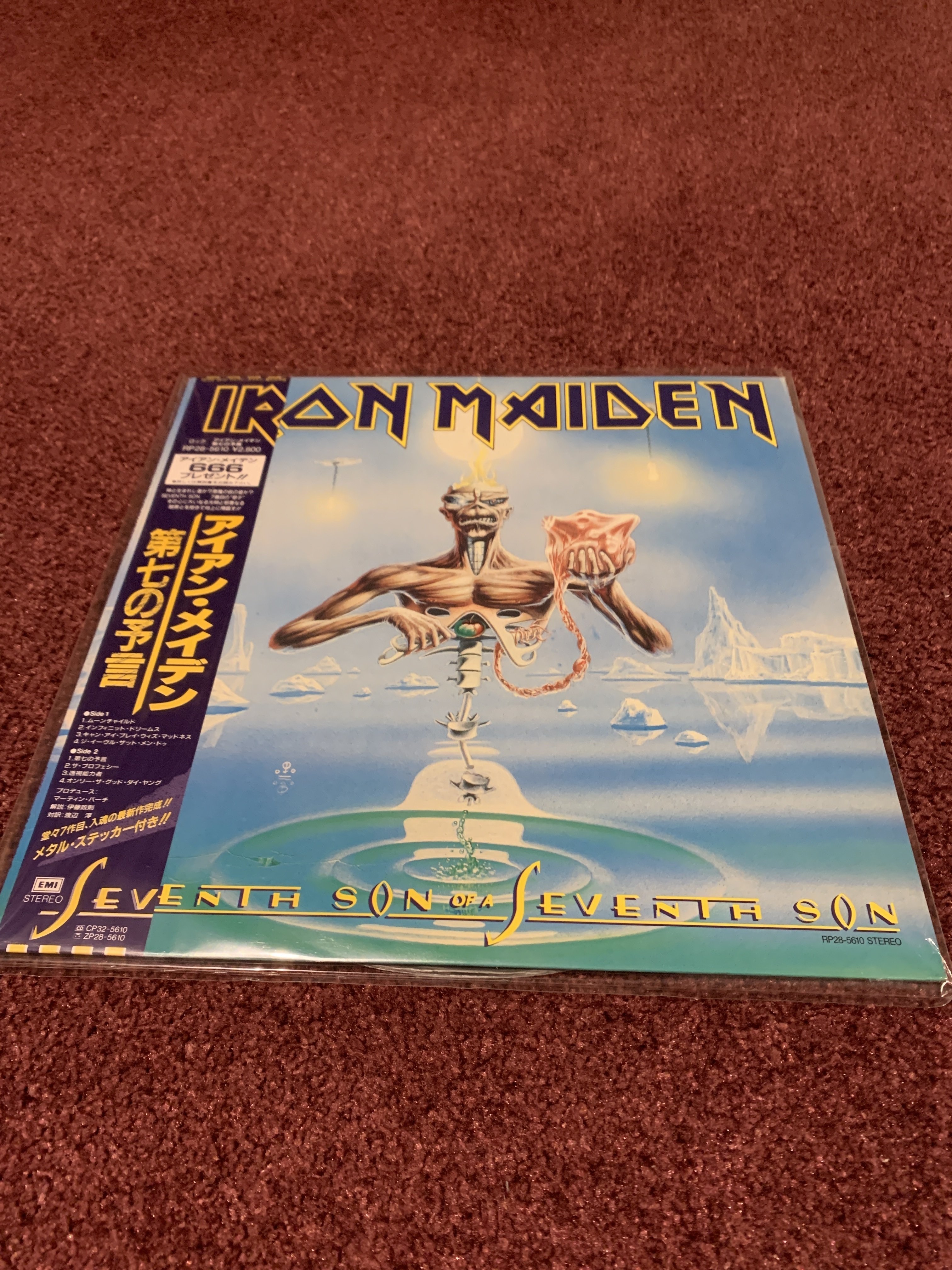No.00010 Iron Maiden – Seventh Son Of A Seventh Son EMI RP28-5610