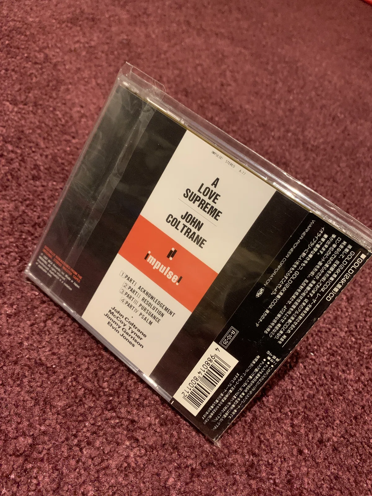 No.00011 John Coltrane – A Love Supreme Impulse! 43P2-0011 Gold CD 
