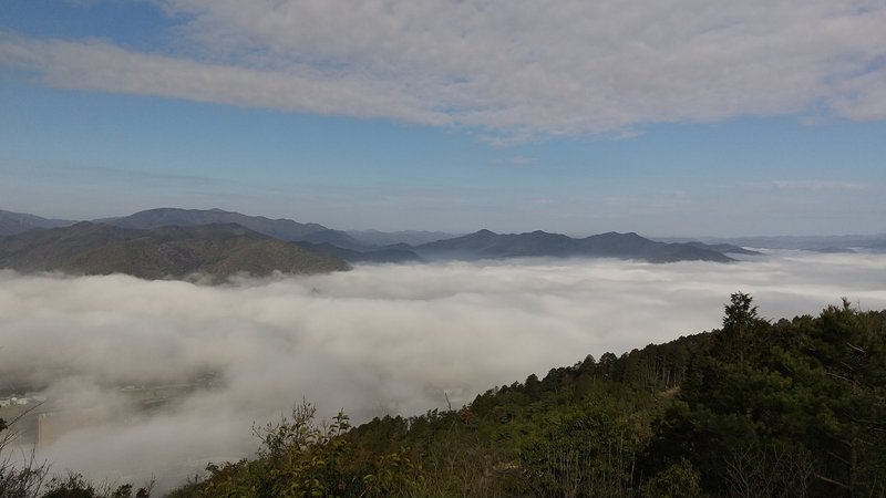 京都、亀岡の雲海