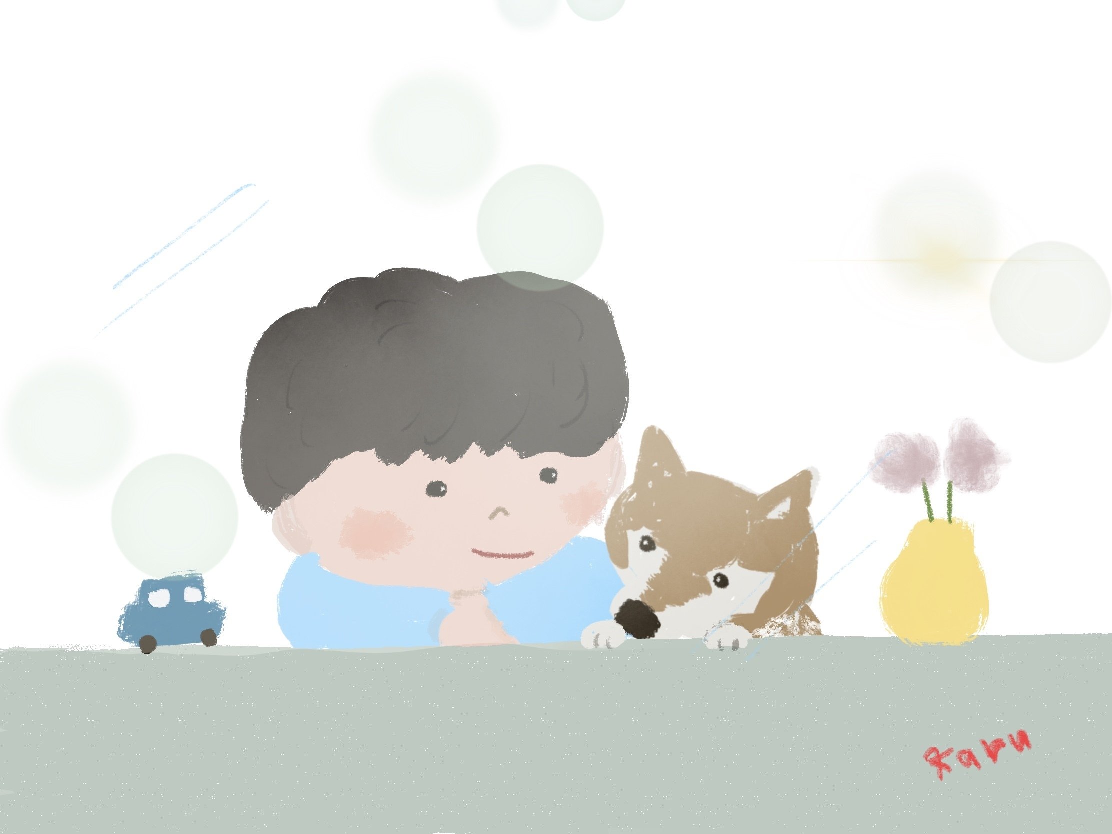 窓辺の絵 Karu Note 窓辺の絵 Karu Note