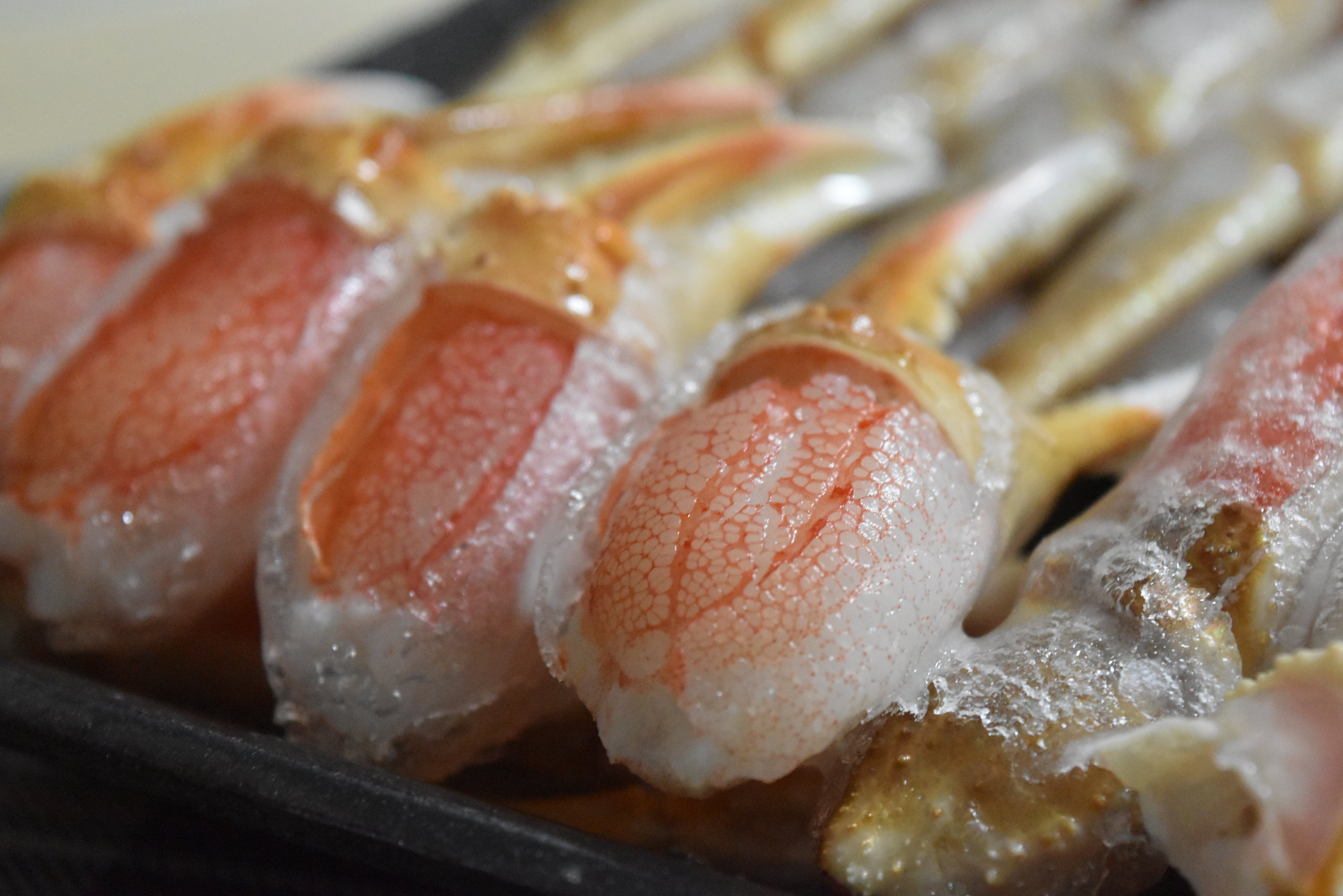 今日の飯テロ 刺身で食えるカニはとんでもない 糊口屋 Note
