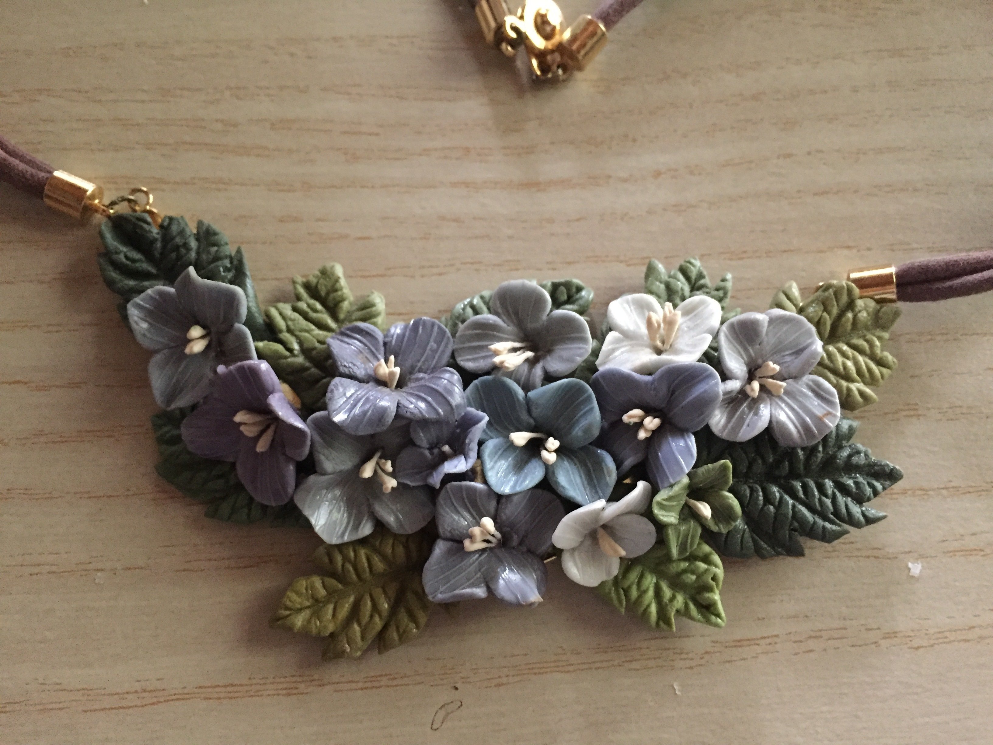 樹脂粘土でアクセサリー Poporin Note