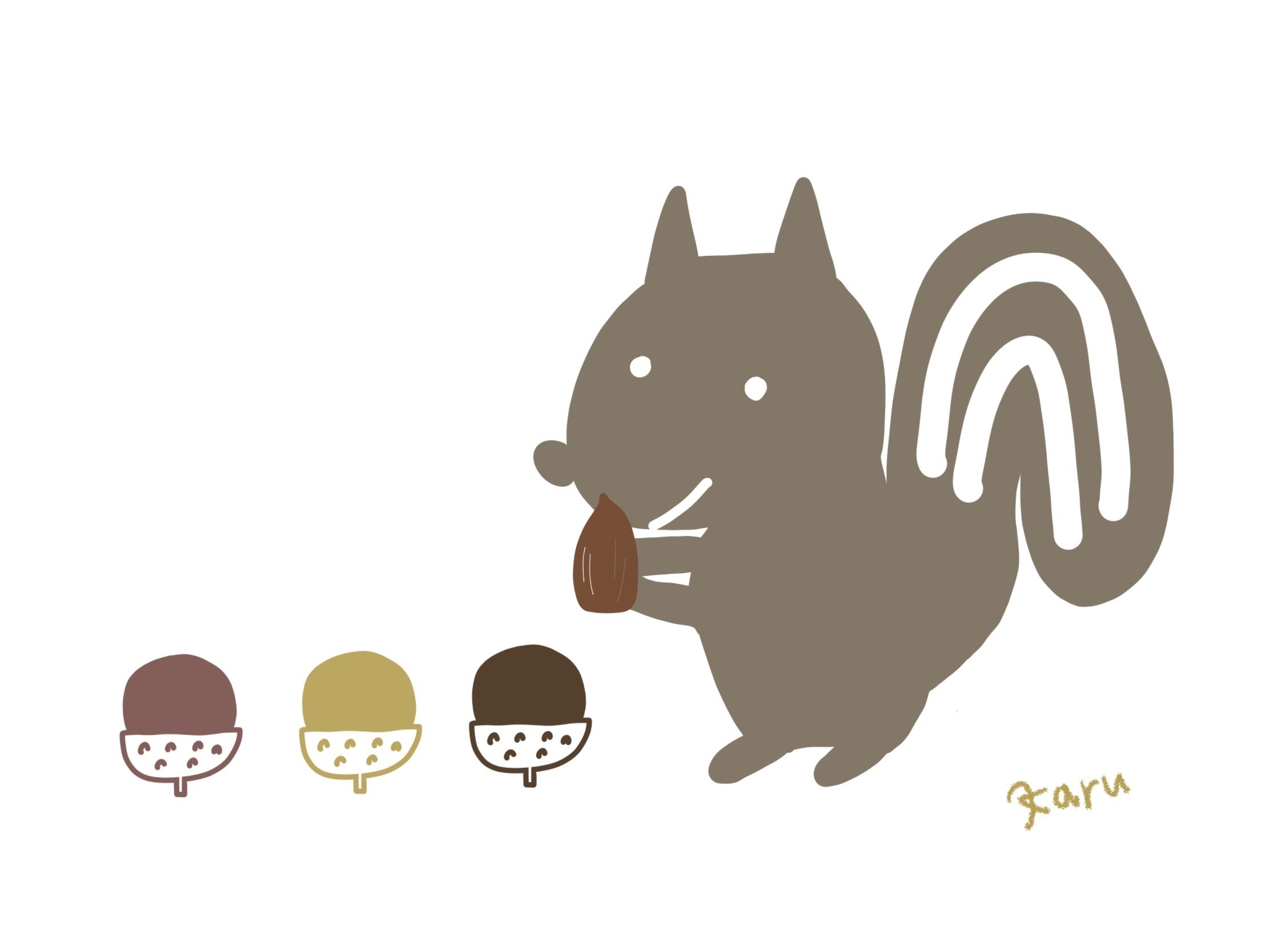 りすの絵 Karu Note りすの絵 Karu Note