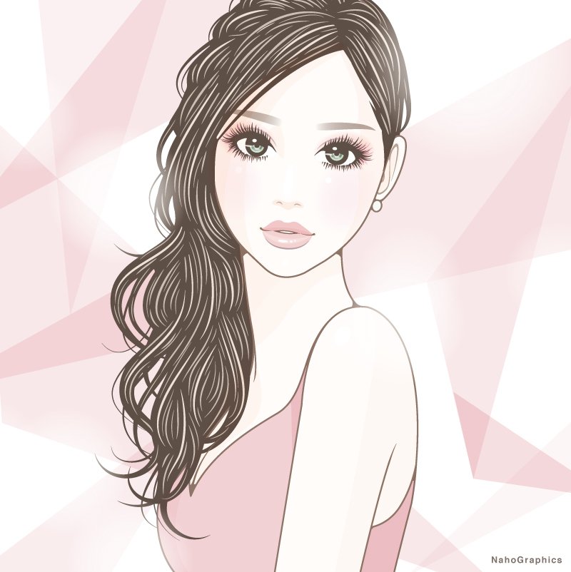 ナチュラルな女性のイラスト集 ソウノナホ イラストレーター Note