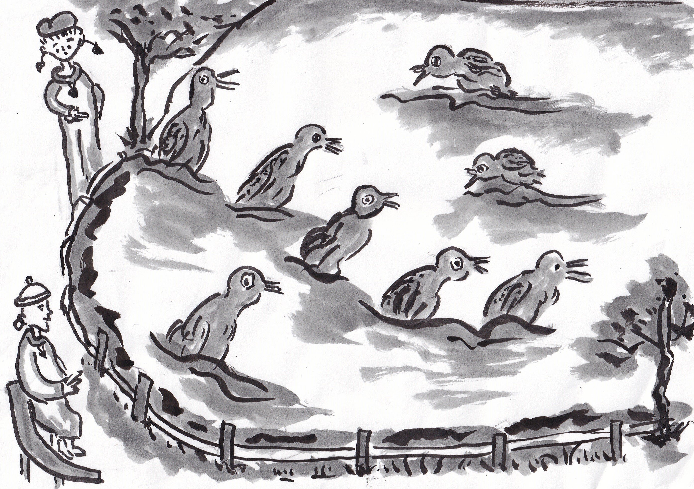 残る鴨八羽で守るか堀の昼 山田幸子フリーアナウンサー Note