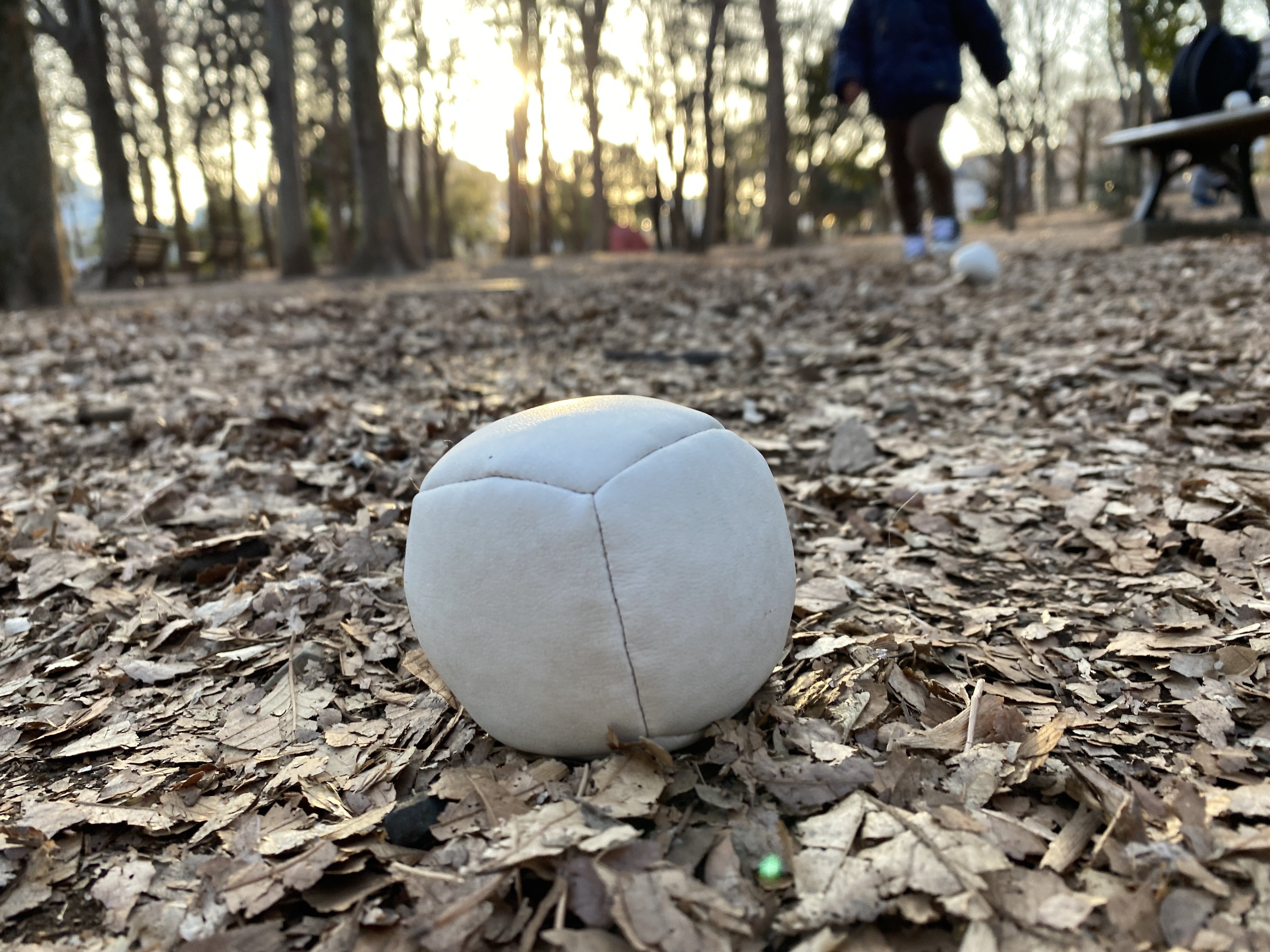 土日はキャッチボール用になるmyビーンバッグ|板津大吾 / PM Juggling