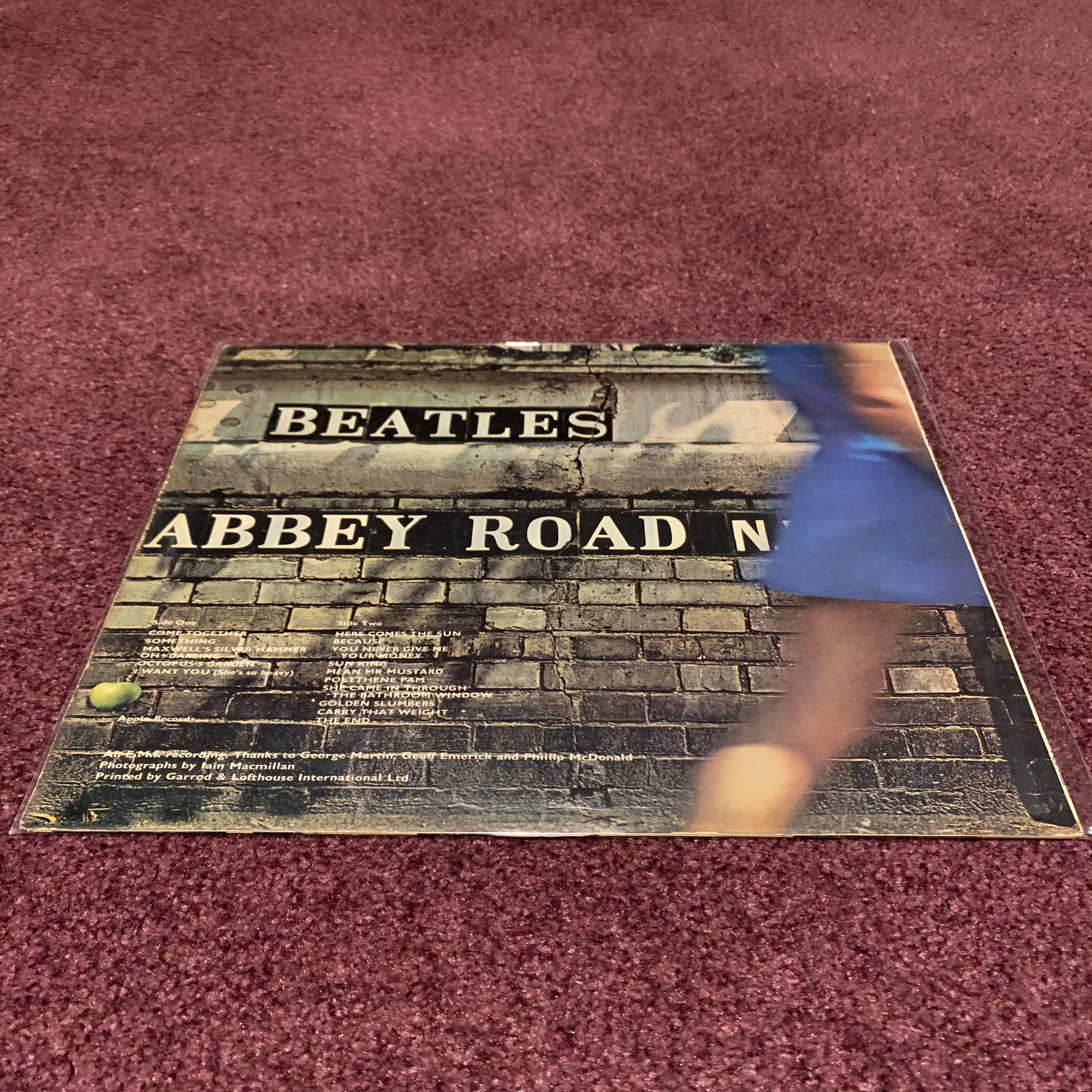 No.00035 The Beatles – Abbey Road Apple Records PCS 7088 Misprint 