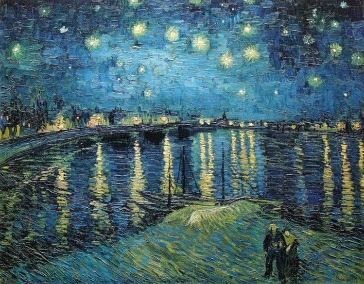 僕の好きな絵 ローヌ川の星月夜 ゴッホ なおと Note 僕の好きな絵 ローヌ川の星月夜 ゴッホ なおと Note