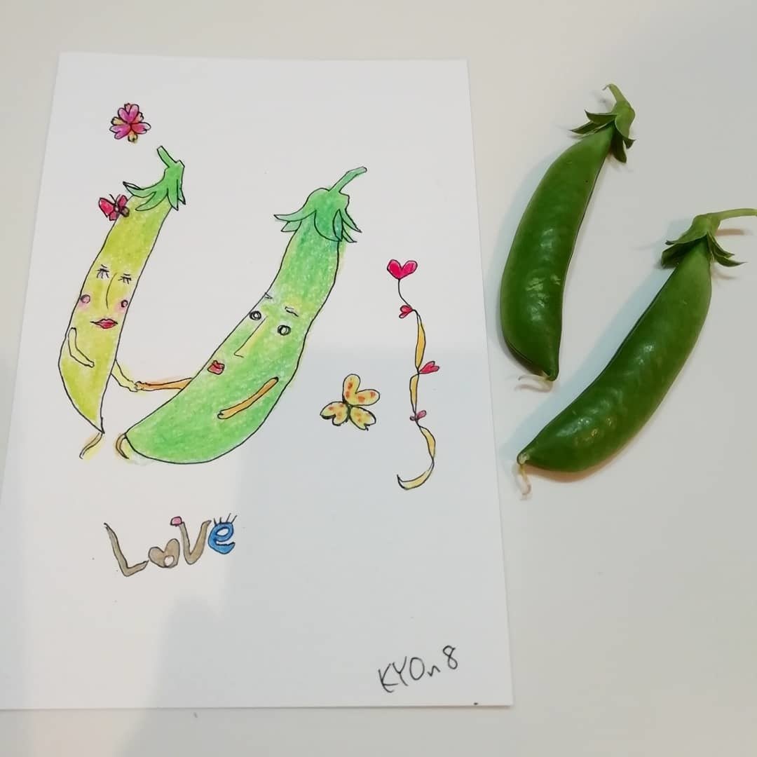 Kyon8 絵 イラスト 春の吉報 水彩画 色鉛筆 Kyon8 Note