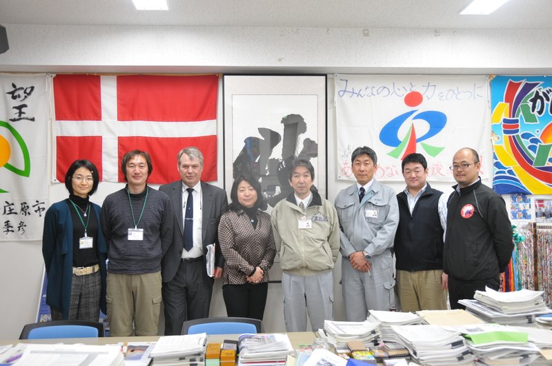 2012年3月、東松島市役所と東北大学のみなさんとのリアルでの初会合。ここから一歩ずつ、ロラン市と東松島市の復興連携の歩みが始まった。