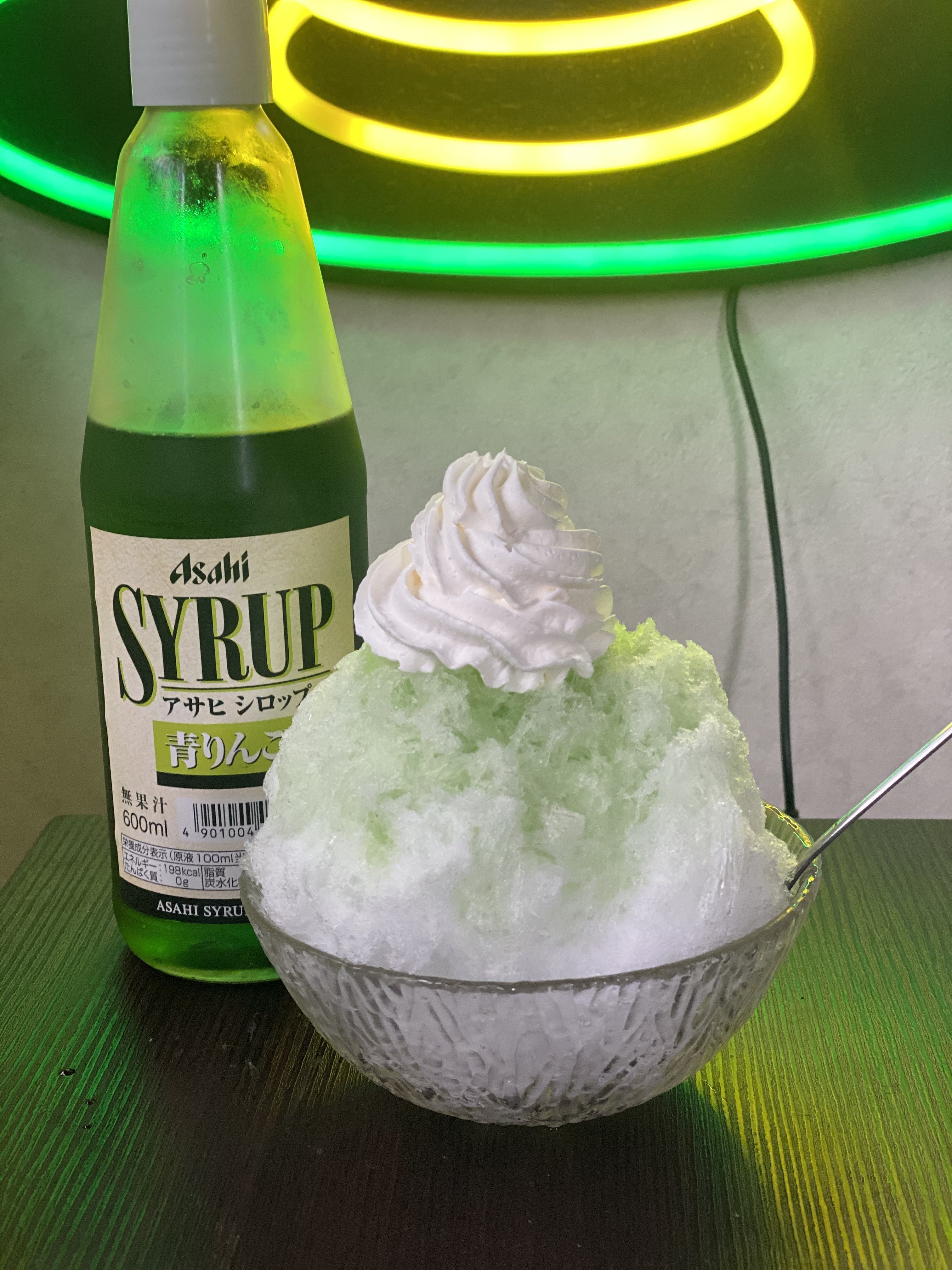 あおりんごクリームかき氷 Ice Shave Boy Note あおりんごクリームかき氷 Ice Shave Boy Note