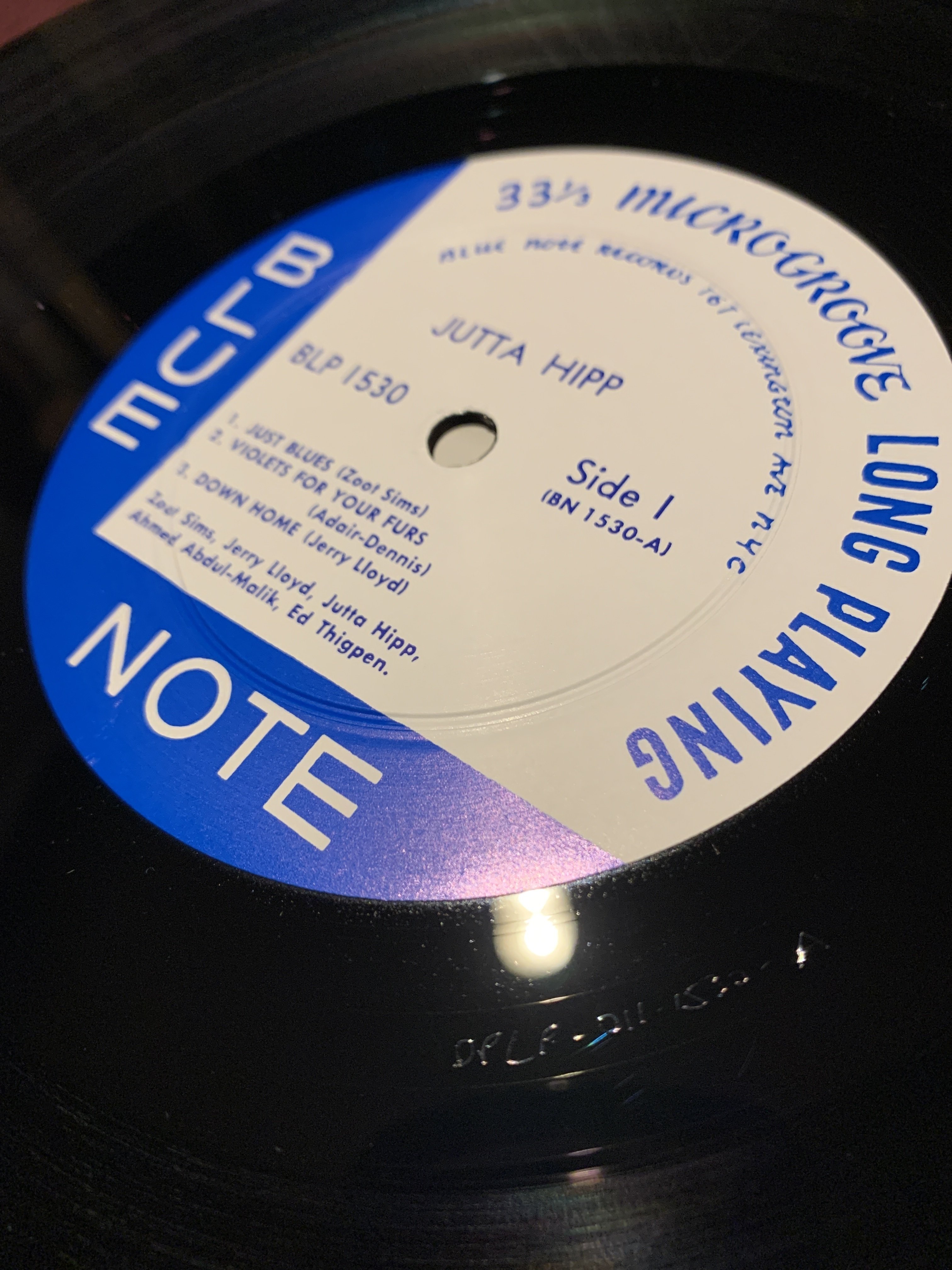 No.00053 Jutta Hipp With Zoot Sims – Jutta Hipp With Zoot Sims Blue Note  DBLP-011 From The Original M｜edy_music