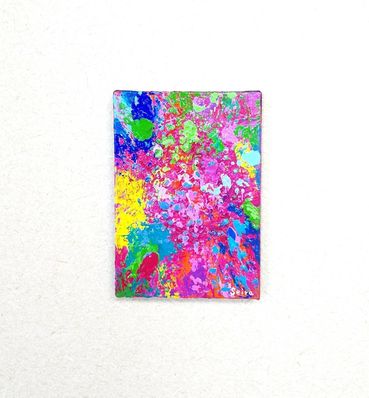 ジャンピングカラフルソーダ（SM 油絵）｜☆seiraの作品部屋☆