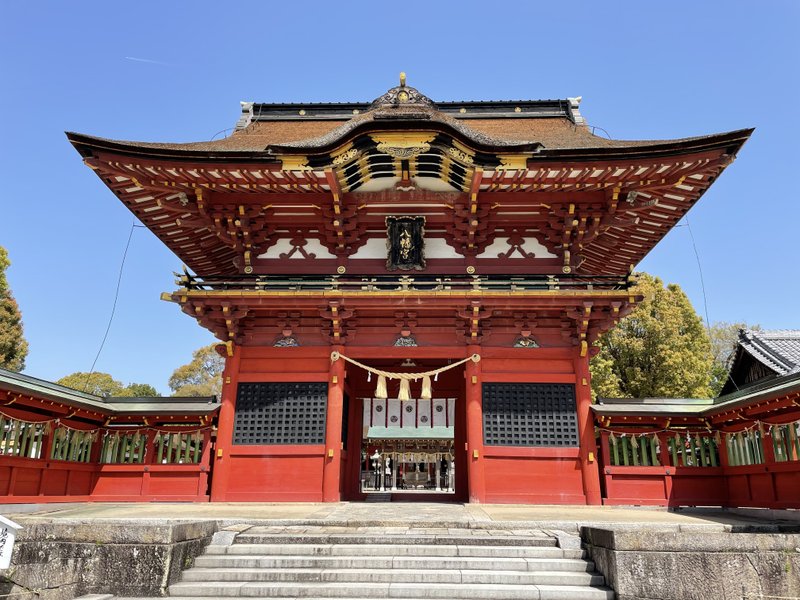 徳川家康公ゆかりの神社らしいです(^o^)