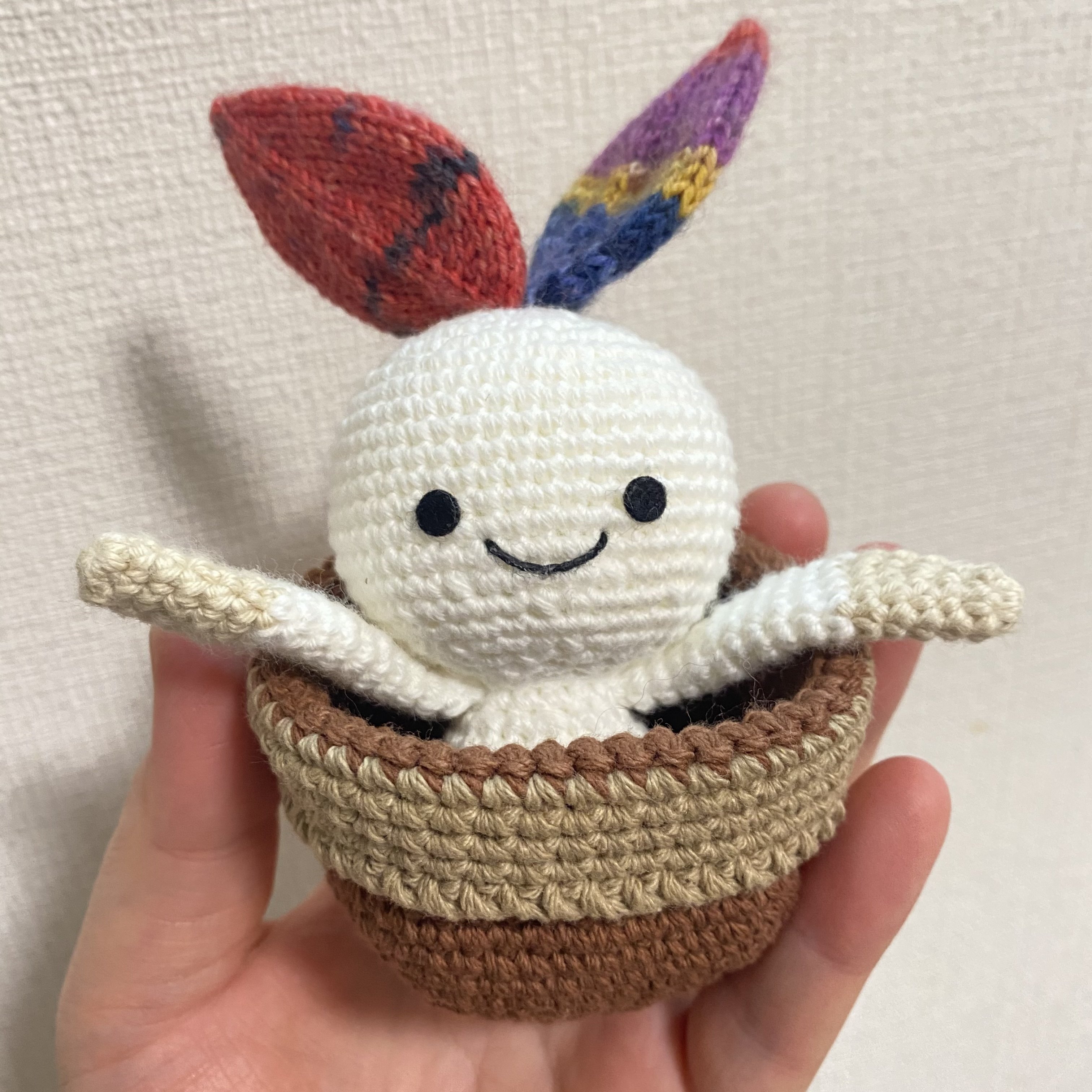 オパールモヘアC　マンドラゴラのあみぐるみ オパールモヘアC マンドラゴラのあみぐるみ - メルカリ