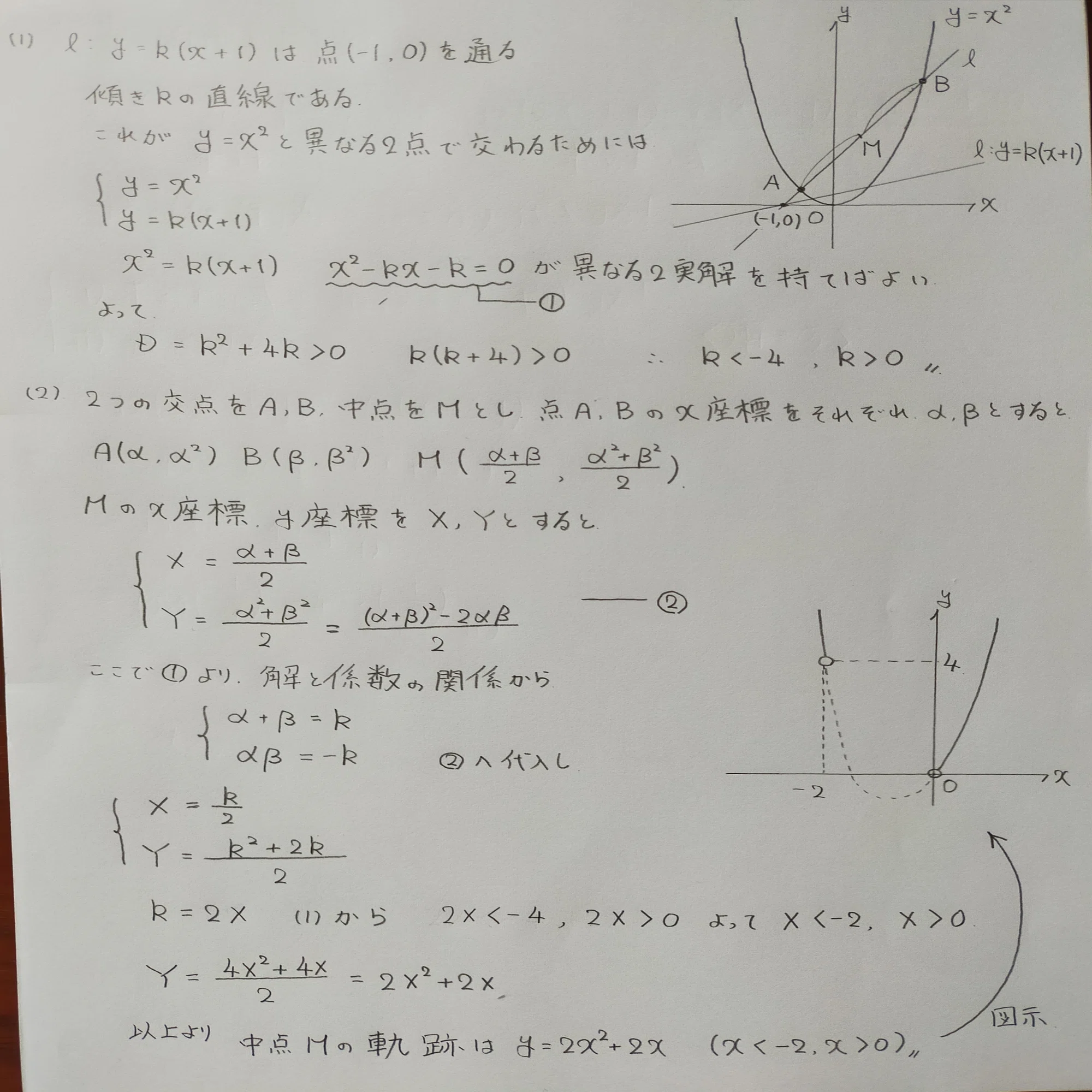 青山学院大学】過去問 軌跡と領域｜マコリー