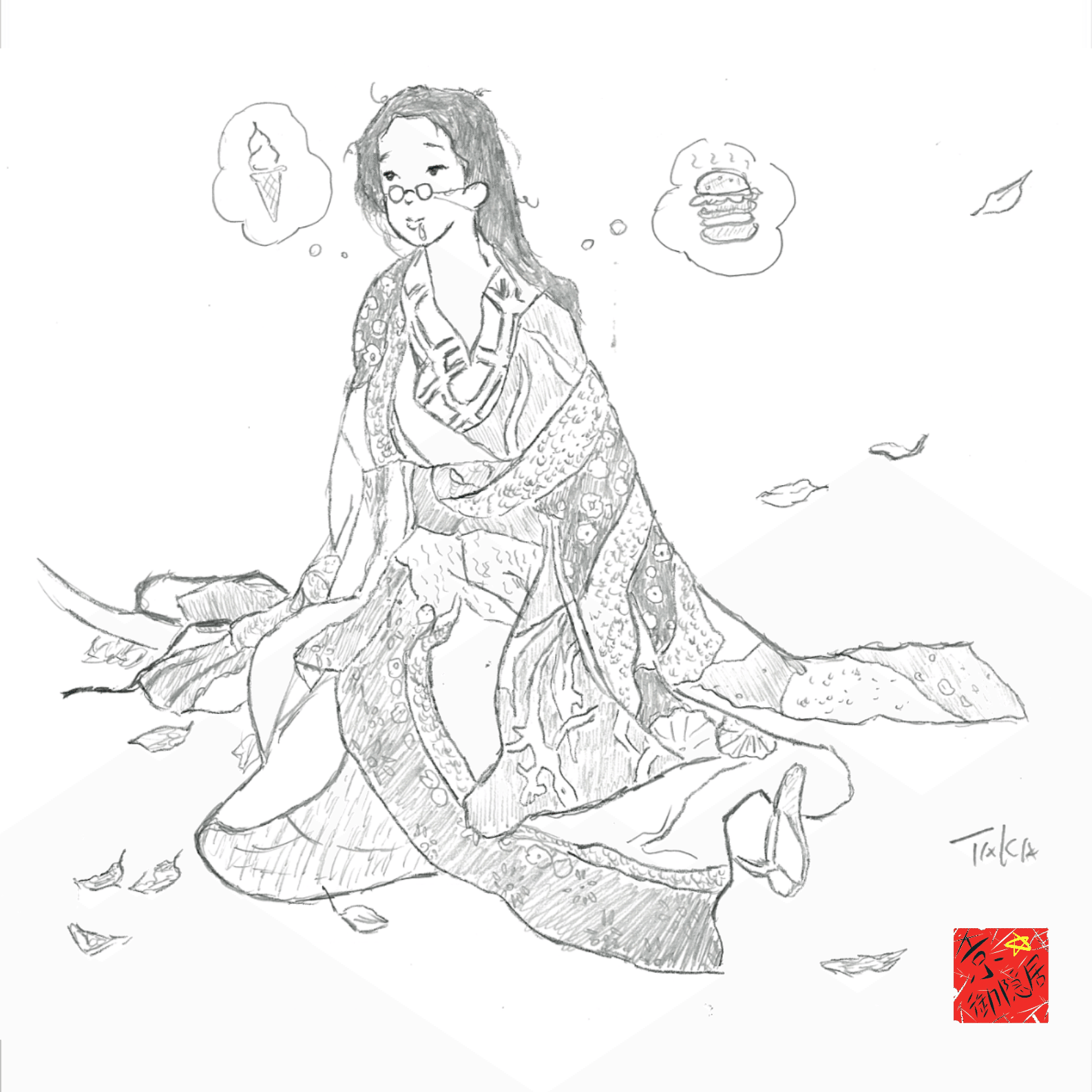 名画眼鏡っ娘化計画 日本画 池田夫婦編 御隠居曼荼羅 Note 名画眼鏡っ娘化計画 日本画 池田夫婦編 御隠居曼荼羅 Note