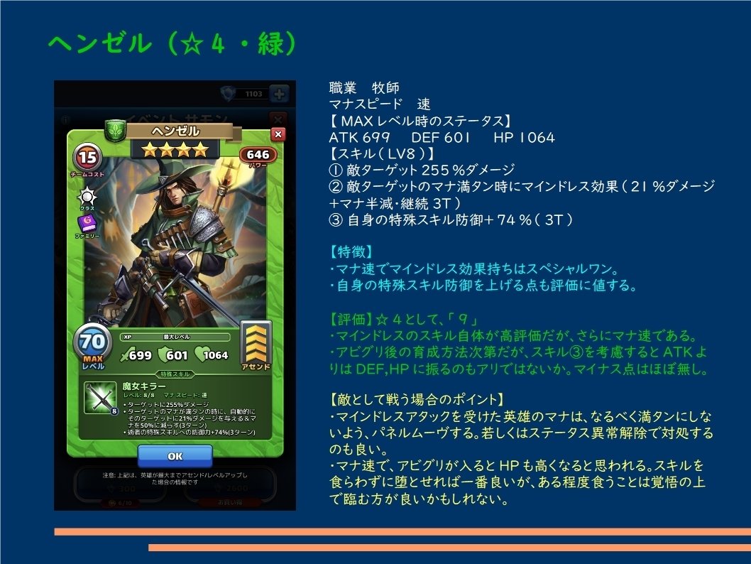 グリム英雄リスト 解説 私的評価付き マカロン Note グリム英雄リスト 解説 私的評価付き マカロン Note