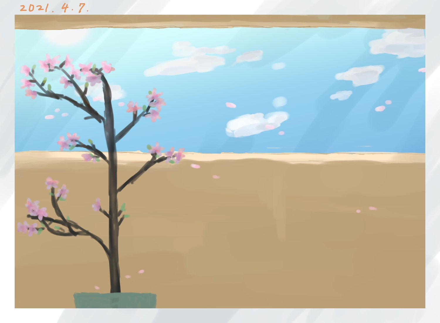 4月のイラスト うづき Note