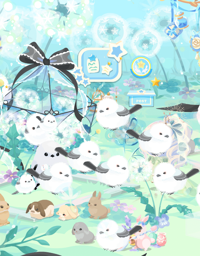 ポケコロの世界でつかの間の夢を 297 かわいいシマエナガたち ふじたごうらこ Note