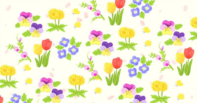 イラスト 花 動物 子ども 森さやか Illustrator Note