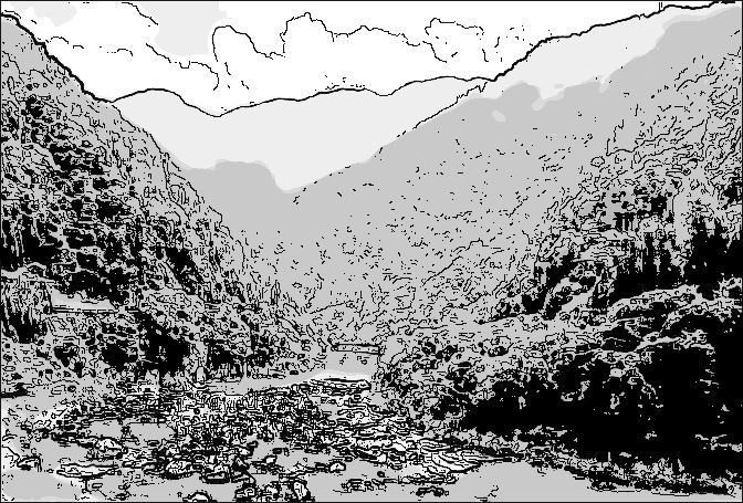 イラスト 白黒 南風 Note