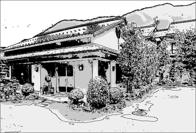 イラスト 白黒 南風 Note