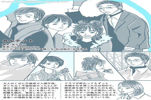 Tvドラマイラストまとめ 21 04 みど ゐん イラストレーター Note