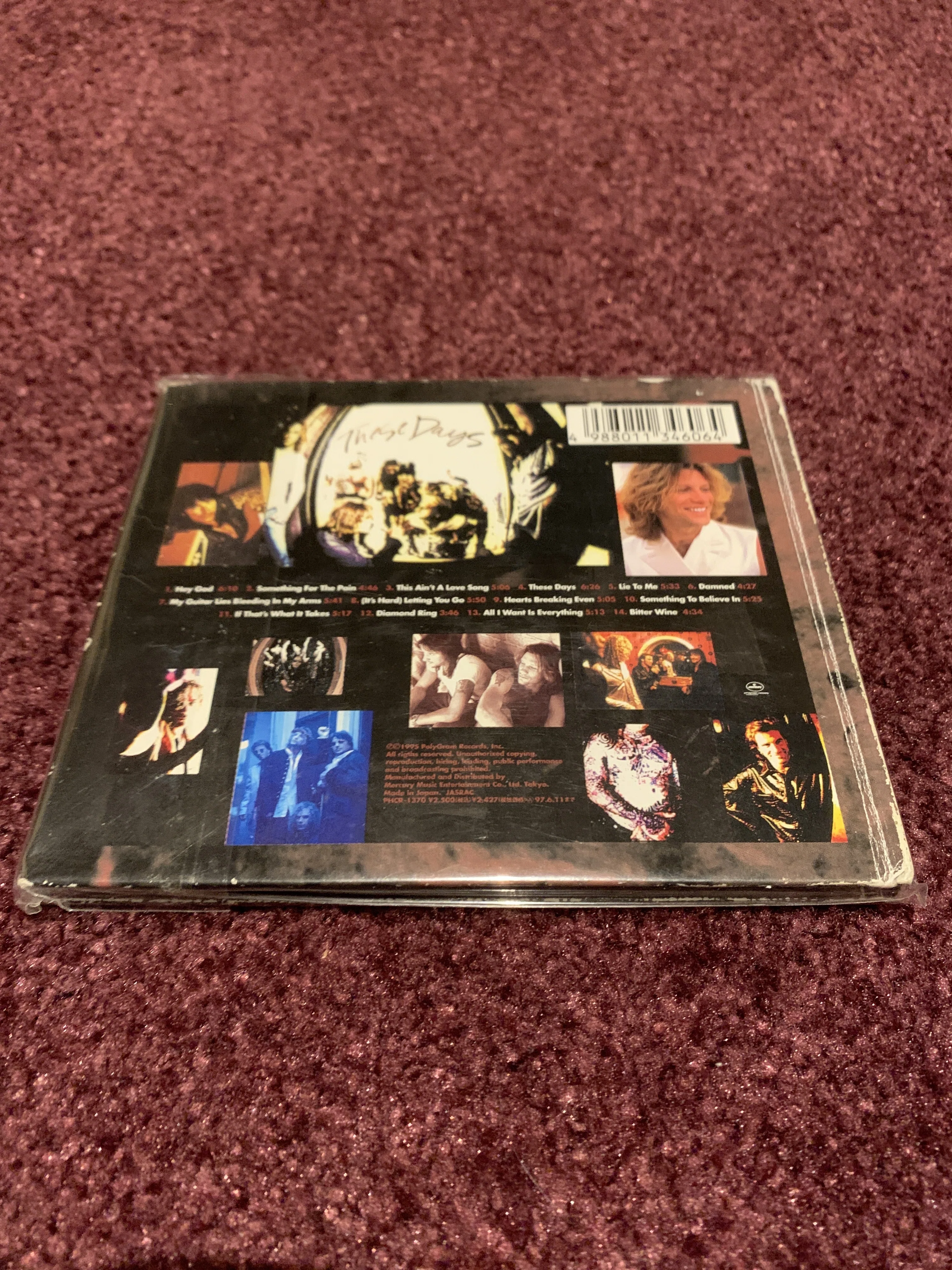 No.00089 Bon Jovi – These Days Mercury PHCR-1370 Limited Edition 