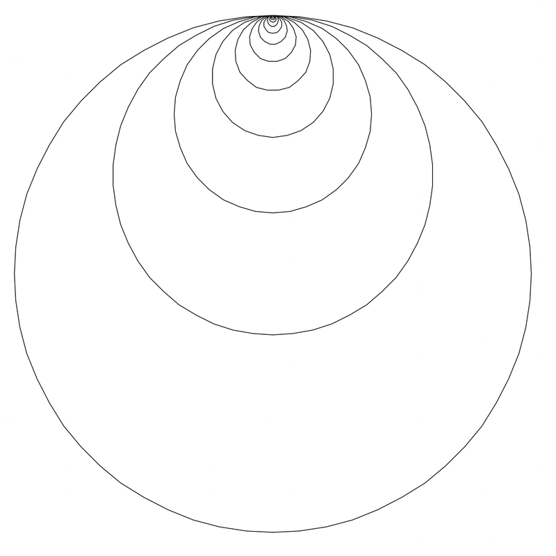 fibonatti数列の円錐
