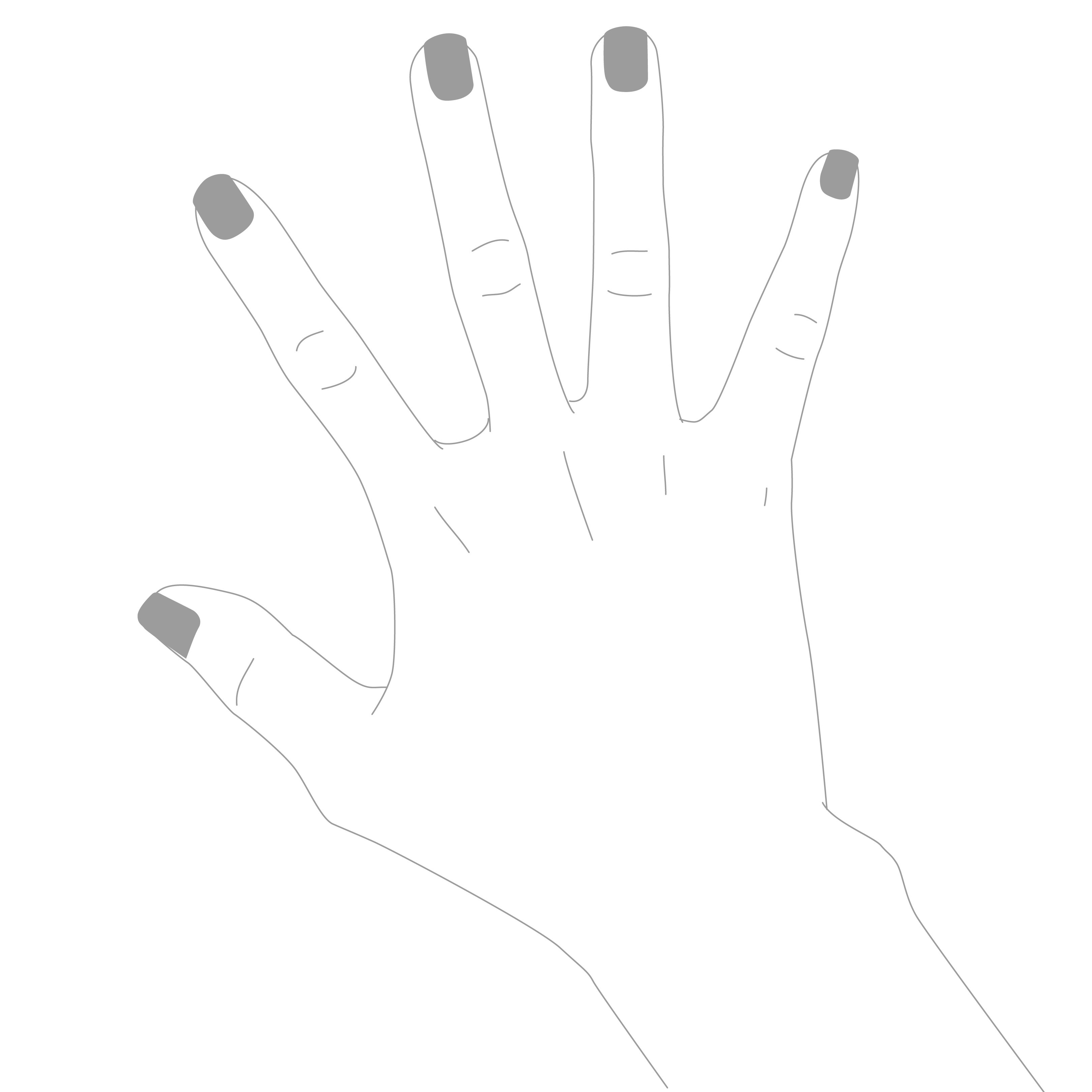 フリー素材 骨格診断3タイプ 手のイラスト イメコンのデザイン わかな Note