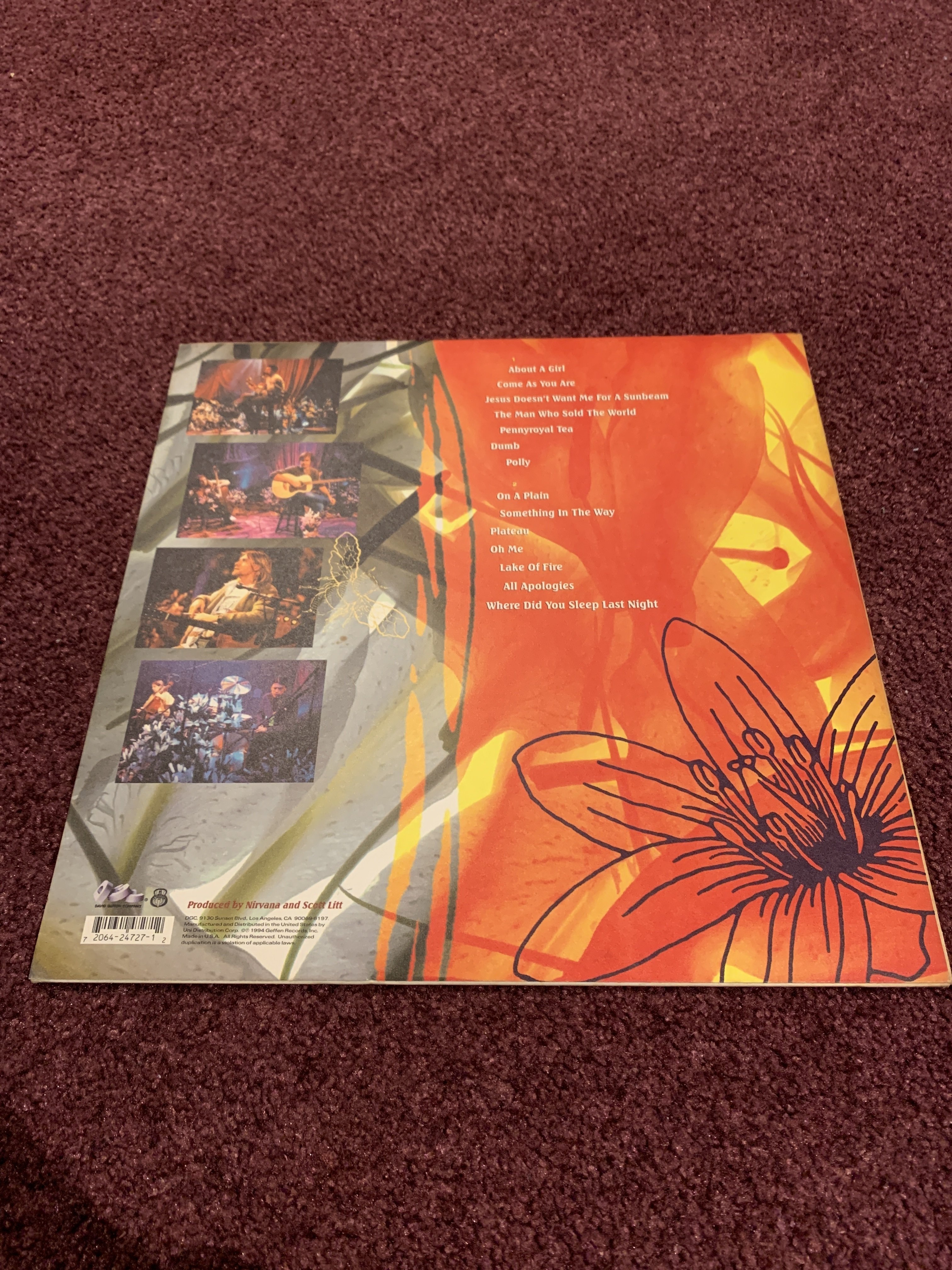 Nirvana – MTV Unplugged In New York – Vinyl (No Sticker, No