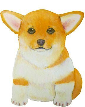 制作途中のイラストが良い コーギーイラスト Ao Note