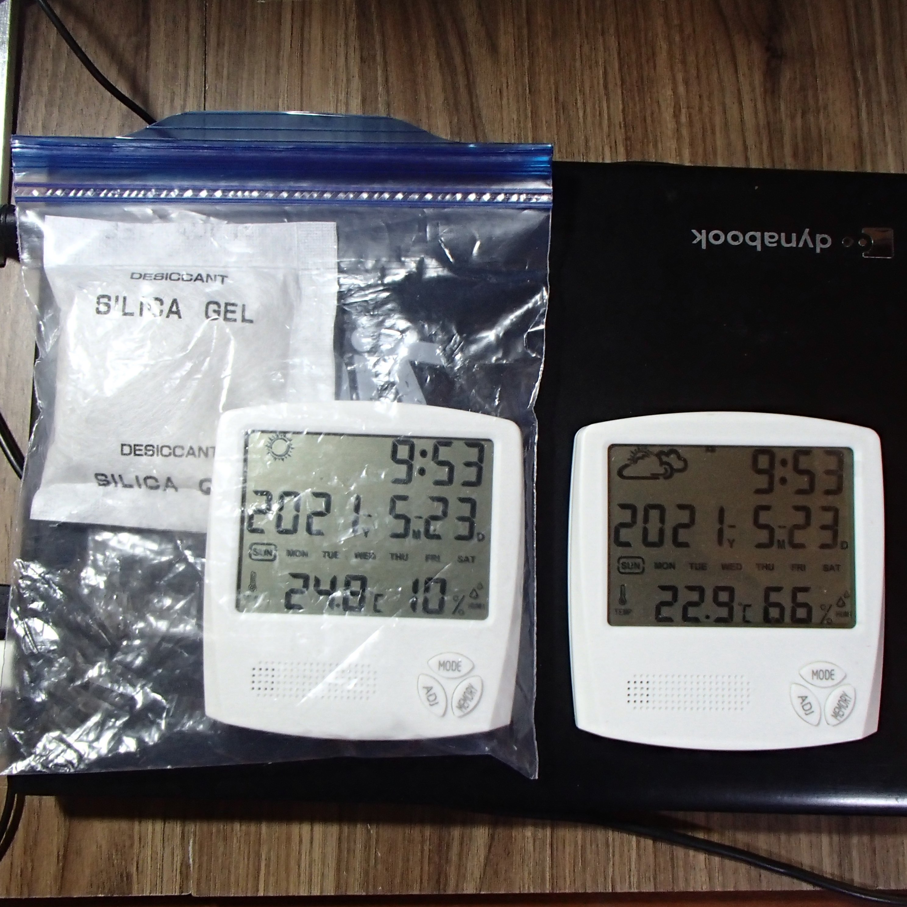 シリカゲルとジップロックの防湿効果を「目に見える化」する｜守屋吉之助🌈Healing artist