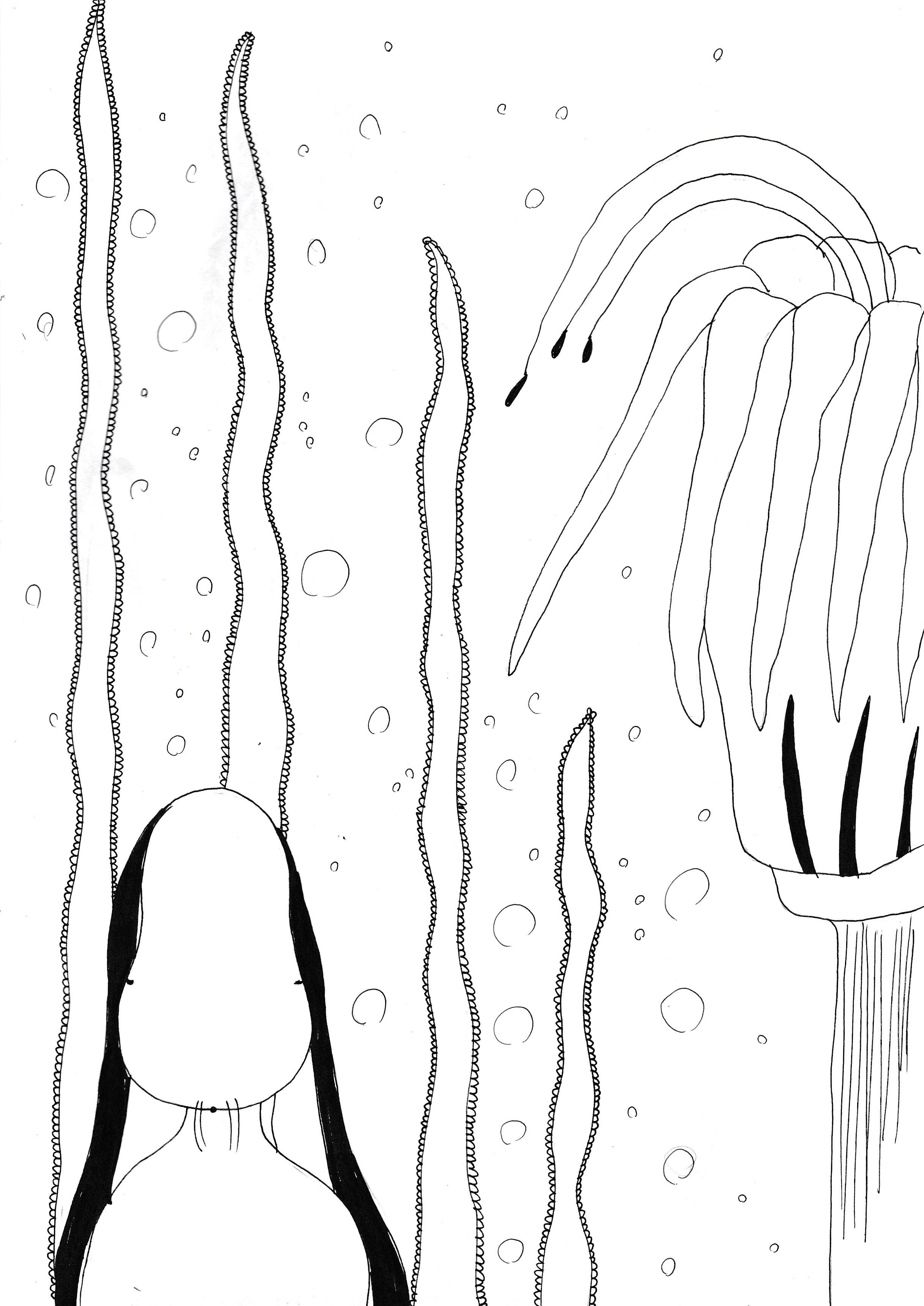 ポーズ２ イラスト 犬のしっぽヤモリの手 Note