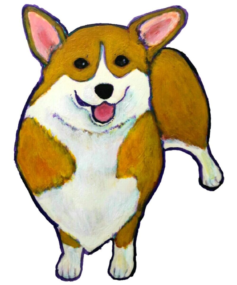 コーギーイラスト Ao Note