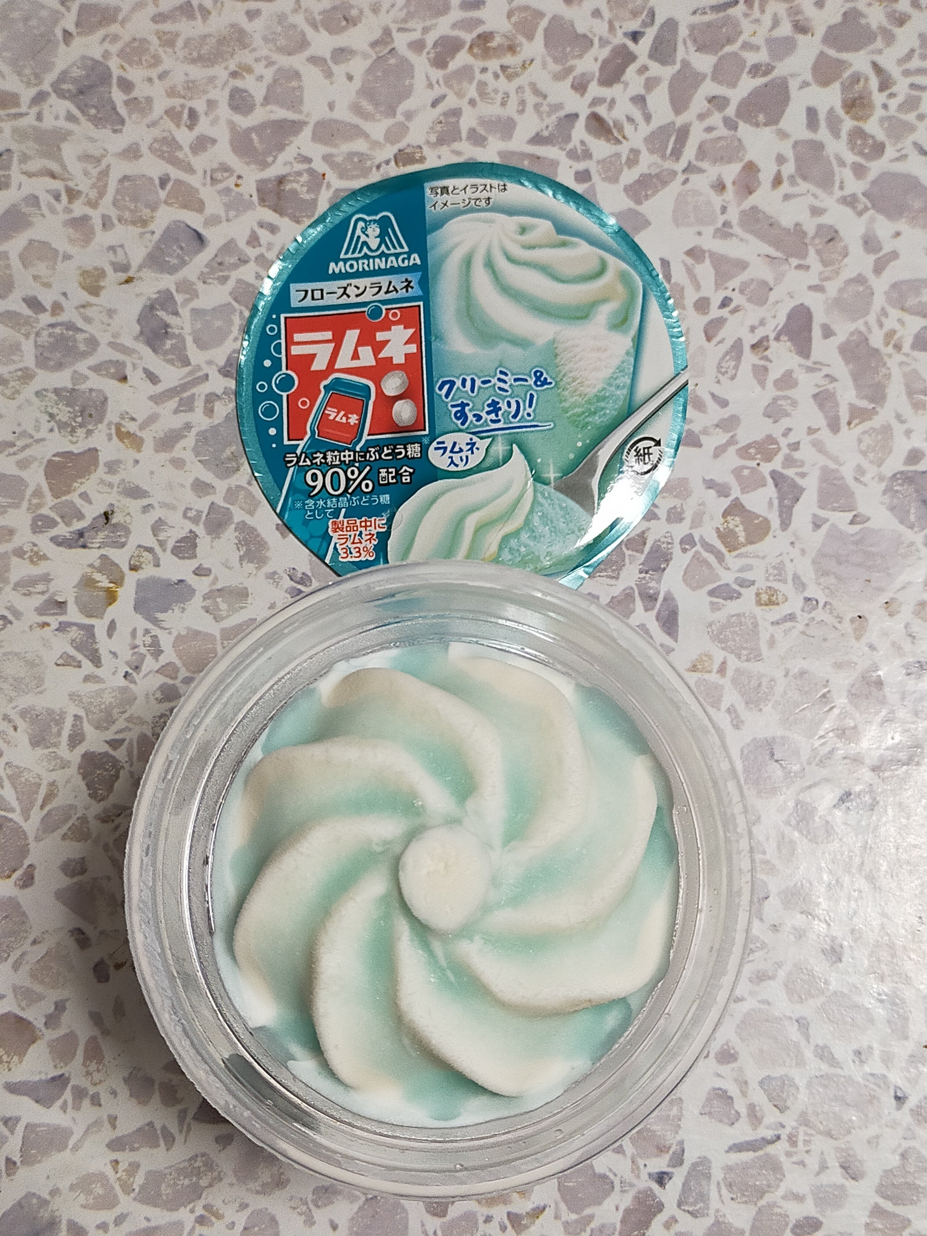 今日のはんぶんこ ɔ C 森永製菓のフローズンラムネ ままのすけ はんぶんこ ほっこり応援隊長 Note