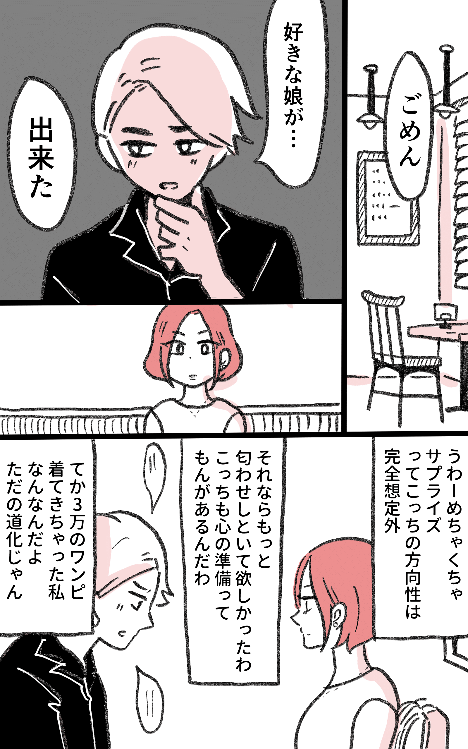 サプライズでプロポーズされると思ったら 一秒 マンガ家 Note